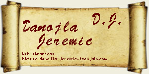Danojla Jeremić vizit kartica